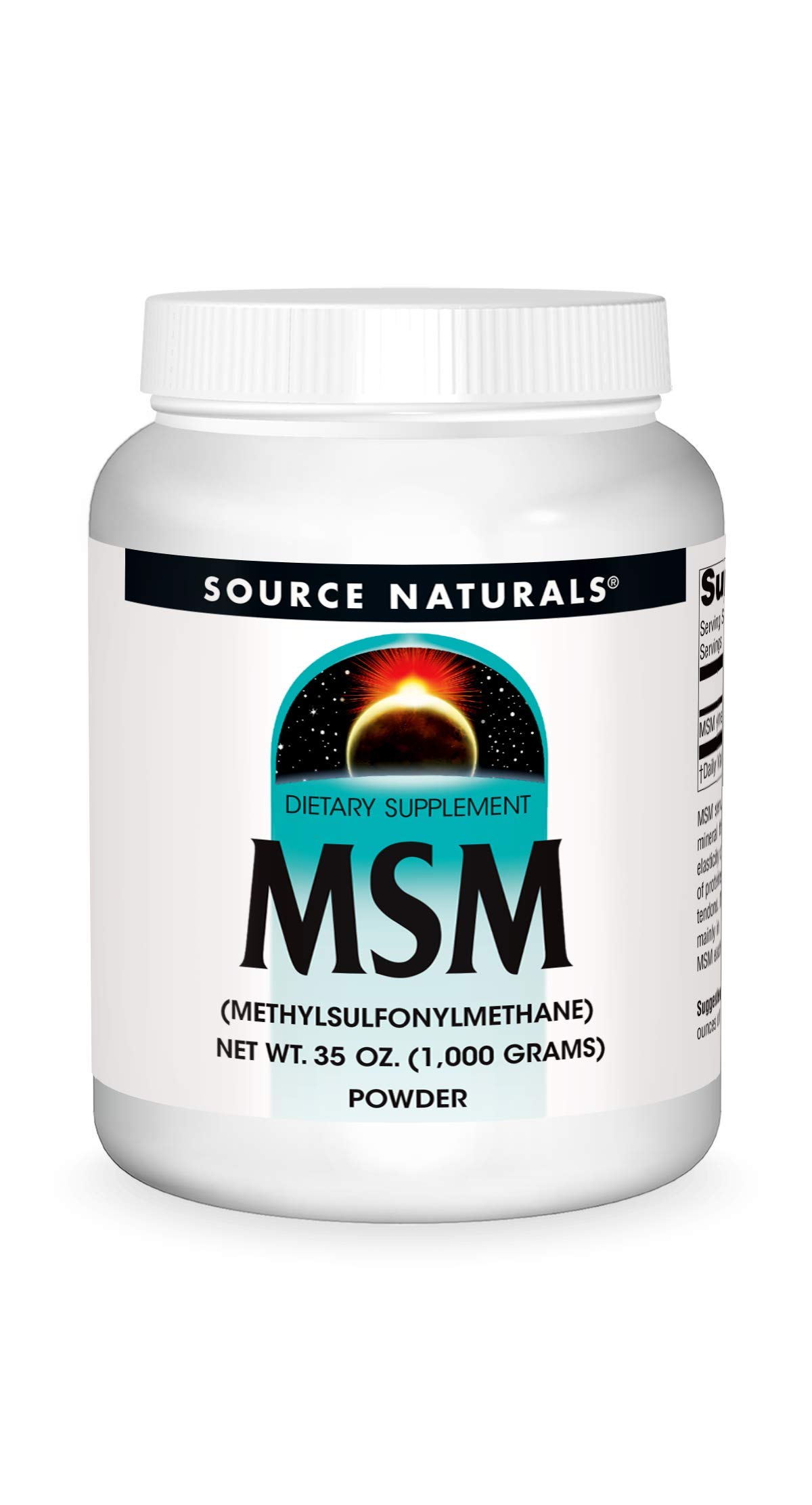 Supplement Source Naturals Msm (metilsulfonilmetano) 1 Kg - Venta Internacional.