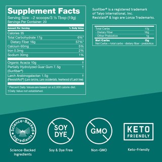 Foto 2 | Suplemento De Fibra Prebiótica Bulletproof Innerfuel, 400 Ml - Venta Internacional.