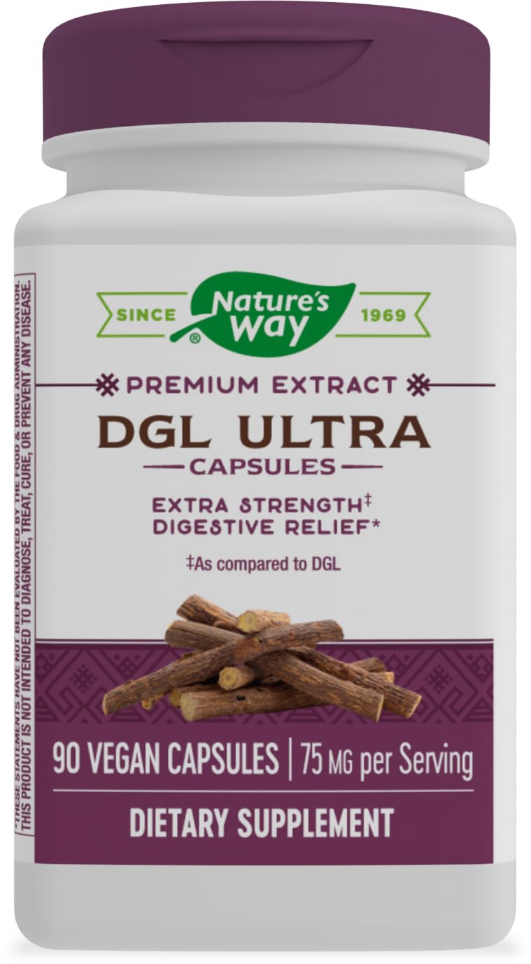 Foto 2 pulgar | Suplemento Nature's Way Dgl Ultra Licorice Root 90 Cápsulas - Venta Internacional.