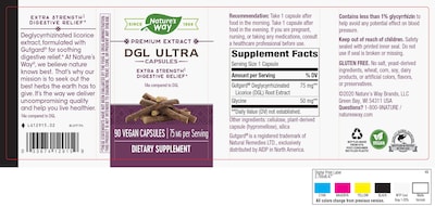 Foto 3 | Suplemento Nature's Way Dgl Ultra Licorice Root 90 Cápsulas - Venta Internacional.