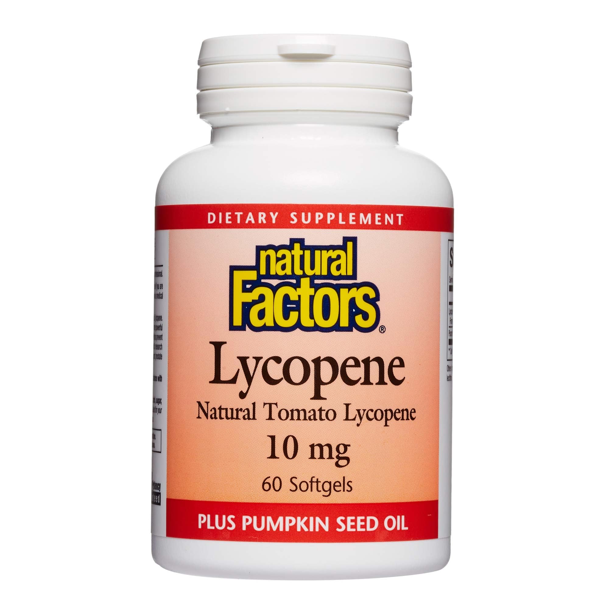 Foto 6 pulgar | Suplemento Natural Factors Con Licopeno, 10 Mg, Antioxidante, 60 Cápsulas Blandas - Venta Internacional.