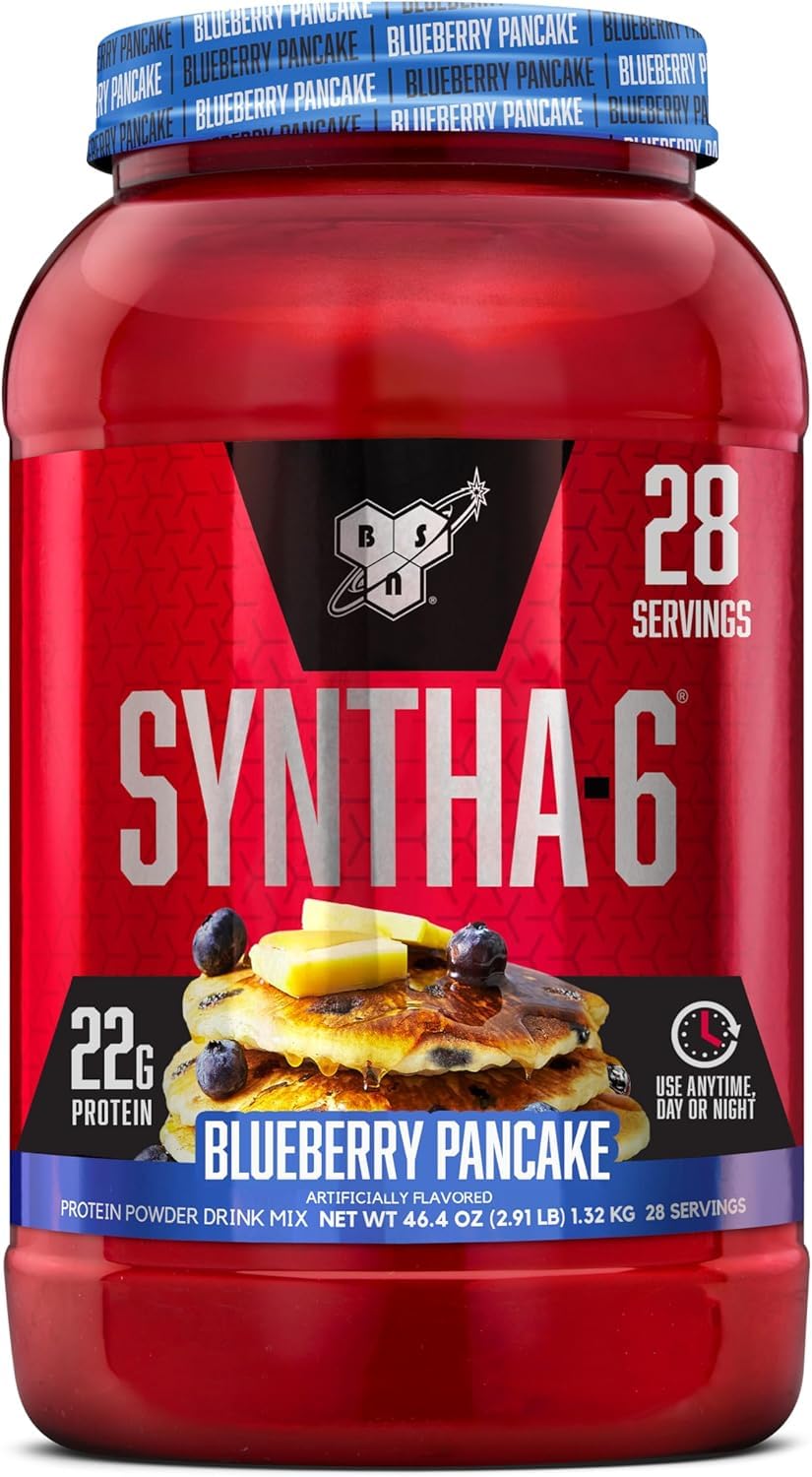 Mezcla De Proteína En Polvo Para Tortitas De Arándanos Bsn Syntha-6, 1,32 Kg - Venta Internacional.