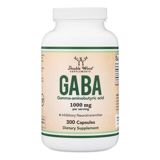 Foto 1 | Double Wood Gaba 1000 Mg 300 Cápsulas | Relajación, Ánimo Positivo Y Sueño Reparador