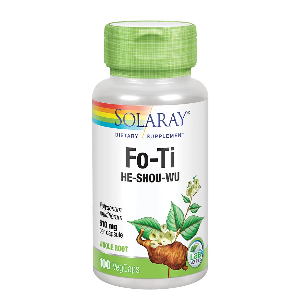 Foto 2 pulgar | Suplemento Solaray Foti Hoshouwu 610 Mg 100 Cápsulas - Venta Internacional.