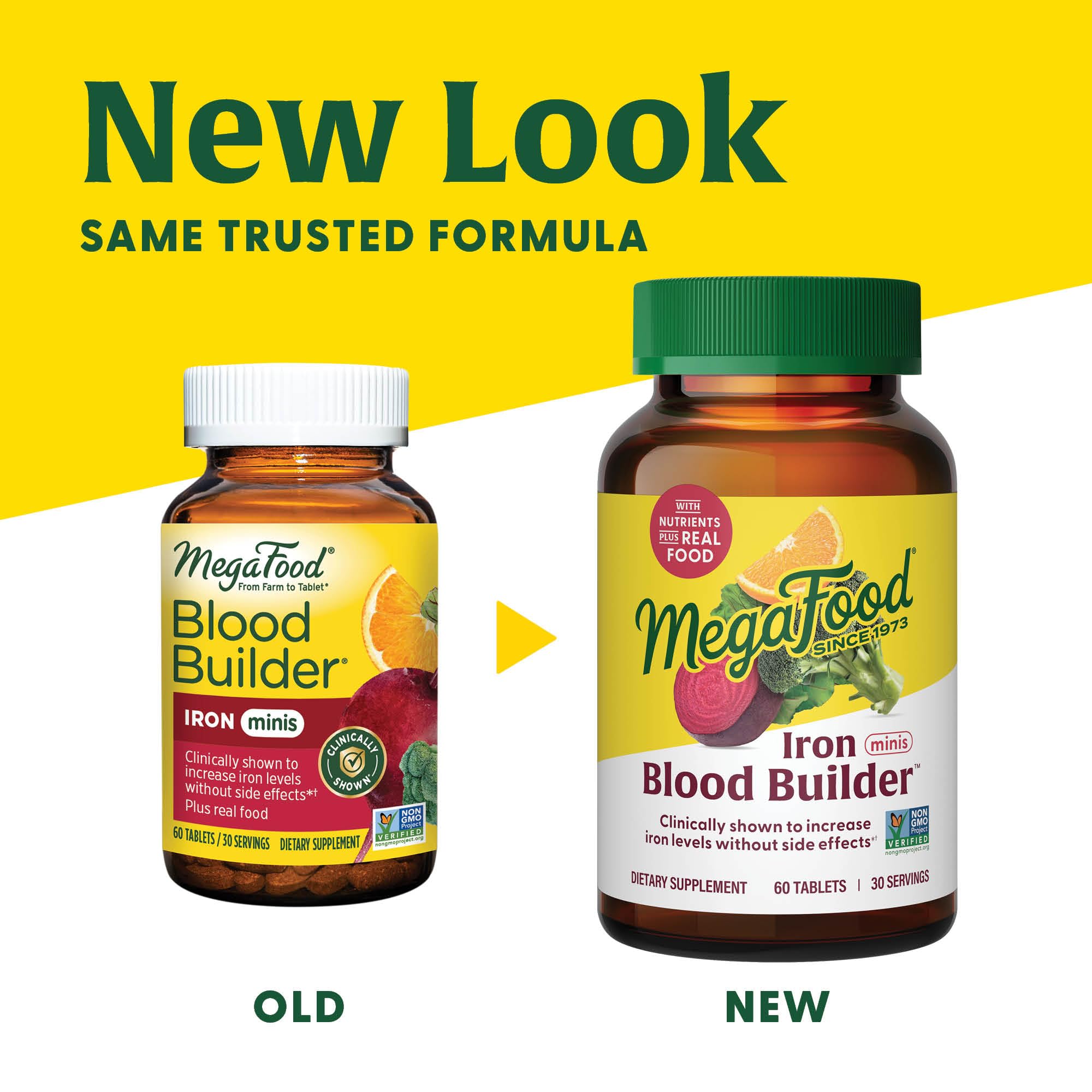 Foto 3 pulgar | Suplemento De Hierro Megafood Blood Builder Minis 60 Comprimidos - Venta Internacional.