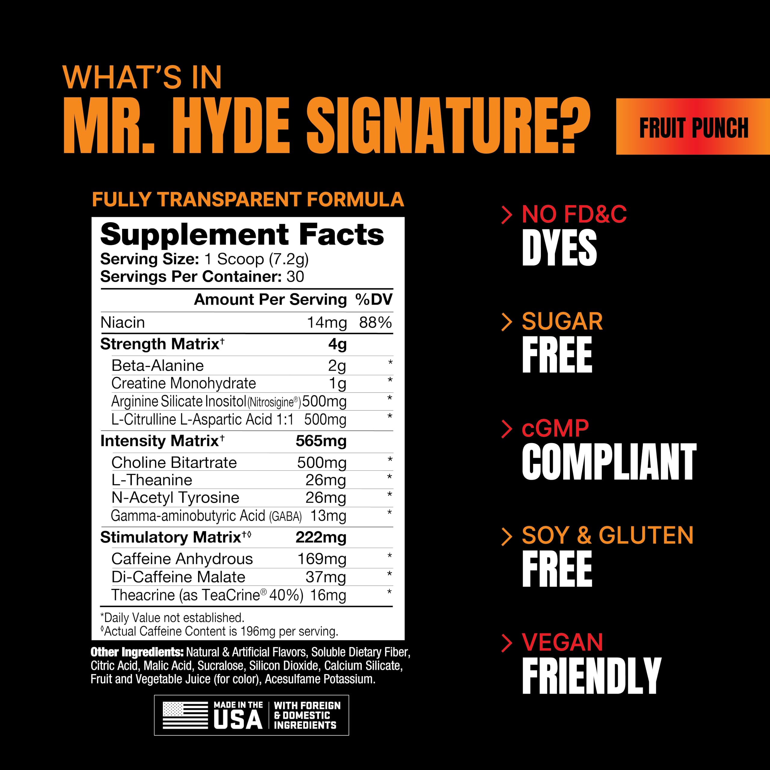 Foto 6 | Bebida Energética Para Antes Del Entrenamiento Prosupps Mr. Hyde Signature 30 Serv - Venta Internacional.