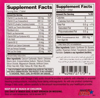Foto 2 | Suplemento Multivitamínico Prenatal Del Siglo Xxi Con Dha, 60 Tabletas - Venta Internacional.