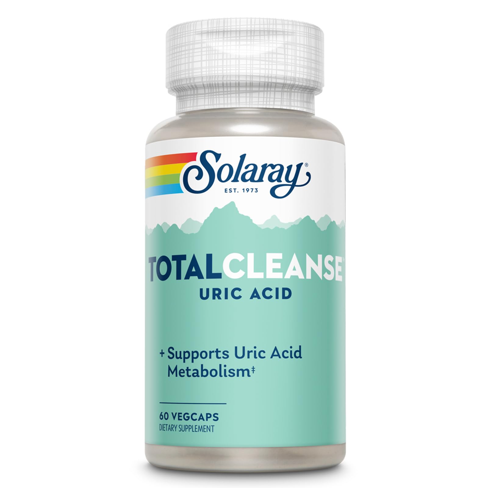 Suplemento Solaray Total Cleanse Con Ácido Úrico Para La Salud De Las Articulaciones - Venta Internacional.