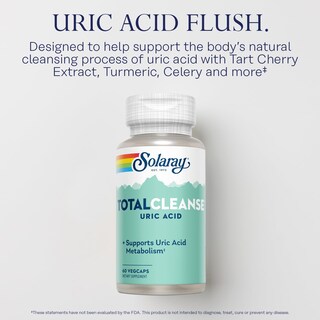 Foto 3 | Suplemento Solaray Total Cleanse Con Ácido Úrico Para La Salud De Las Articulaciones - Venta Internacional.