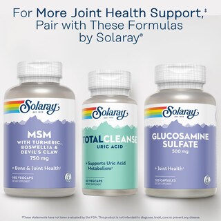 Foto 6 | Suplemento Solaray Total Cleanse Con Ácido Úrico Para La Salud De Las Articulaciones - Venta Internacional.