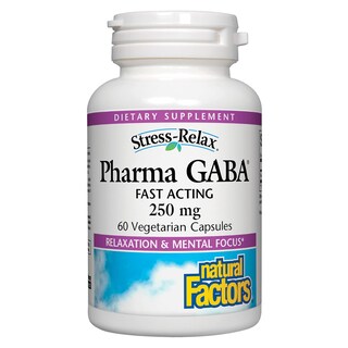 Foto 1 | Suplemento Natural Factors Stress-relax Pharma Gaba 250 Mg - Venta Internacional.