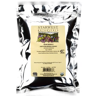Foto 1 | Bayas De Espino Blanco Starwest Botanicals Orgánicas 454 G - Venta Internacional.