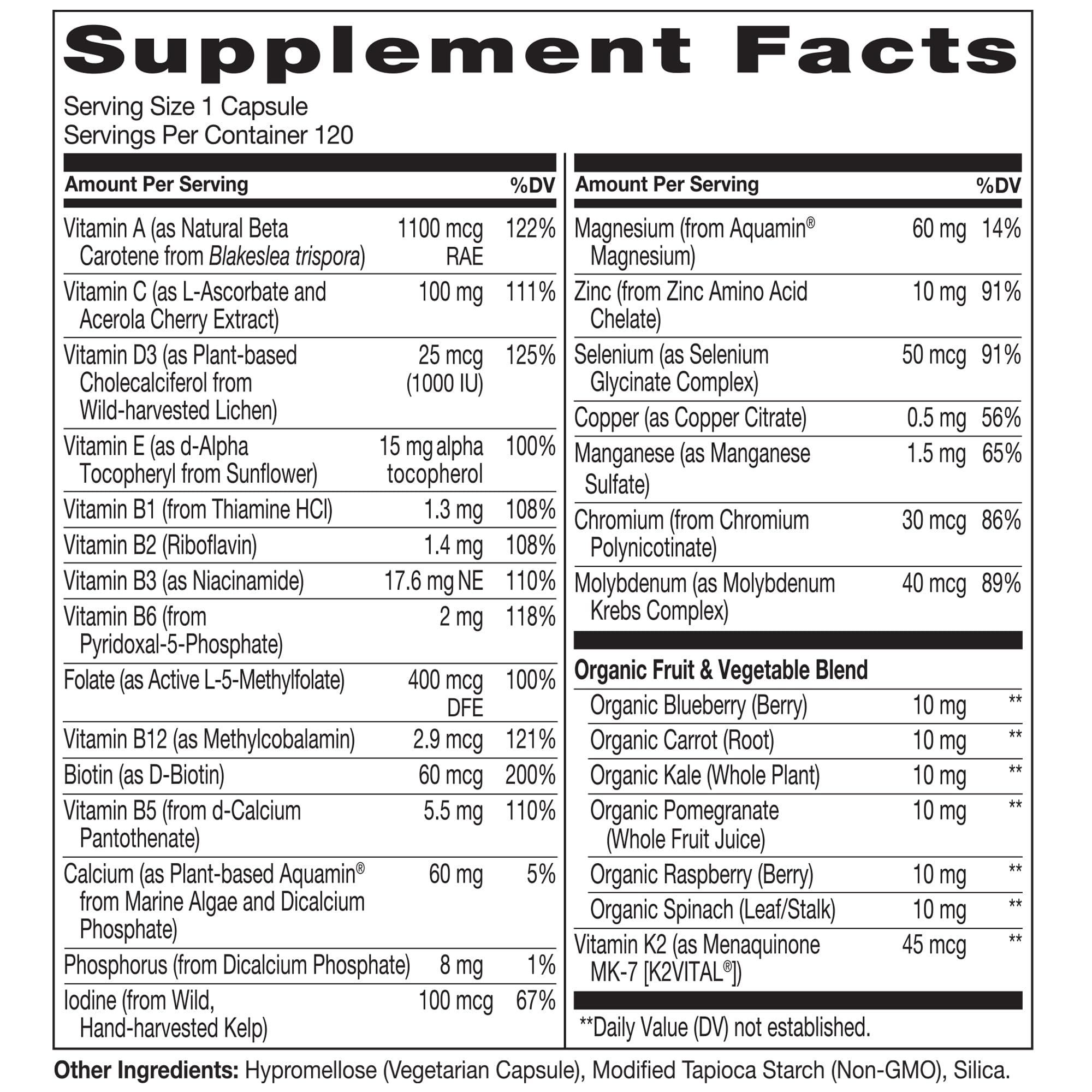 Foto 4 pulgar | Multivitamínico Naturelo Men 50+ Con Vitaminas Y Minerales 120 Cápsulas - Venta Internacional.