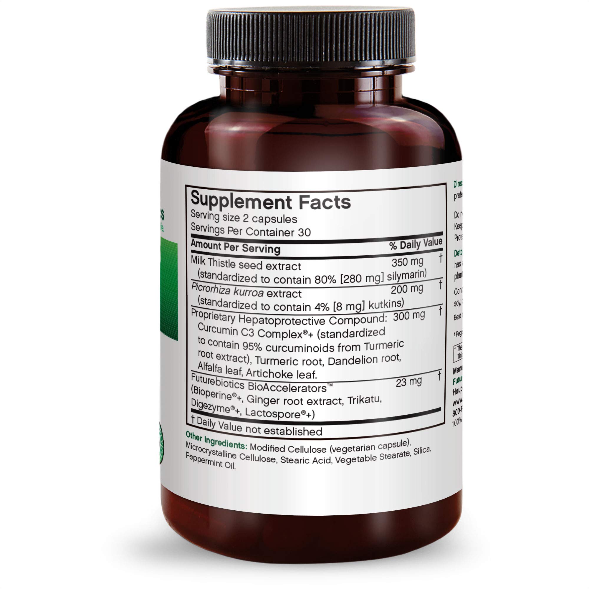 Foto 2 | Suplemento Futurebiotics Detox Daily Liver Support 60 Cápsulas - Venta Internacional.