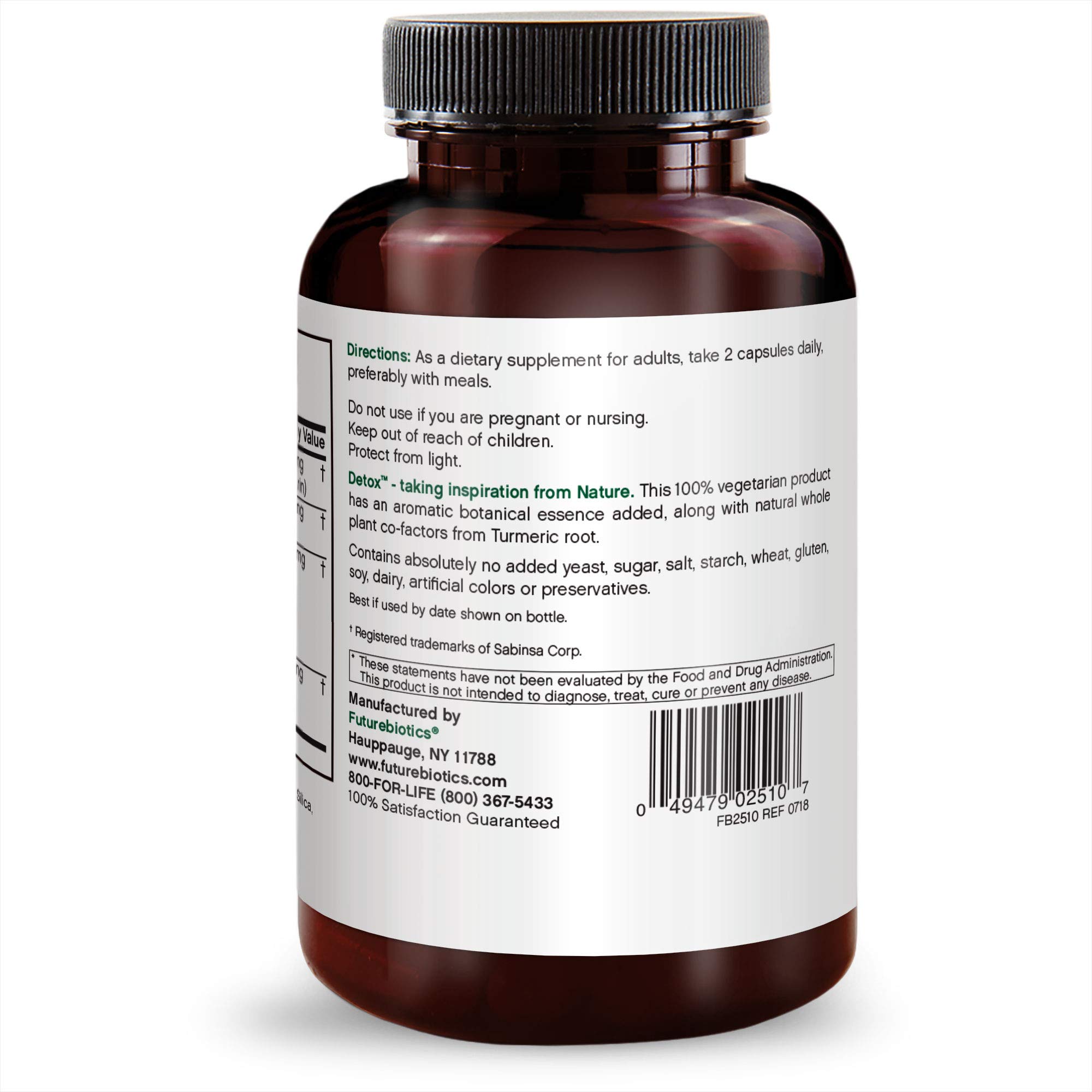 Foto 7 pulgar | Suplemento Futurebiotics Detox Daily Liver Support 60 Cápsulas - Venta Internacional.