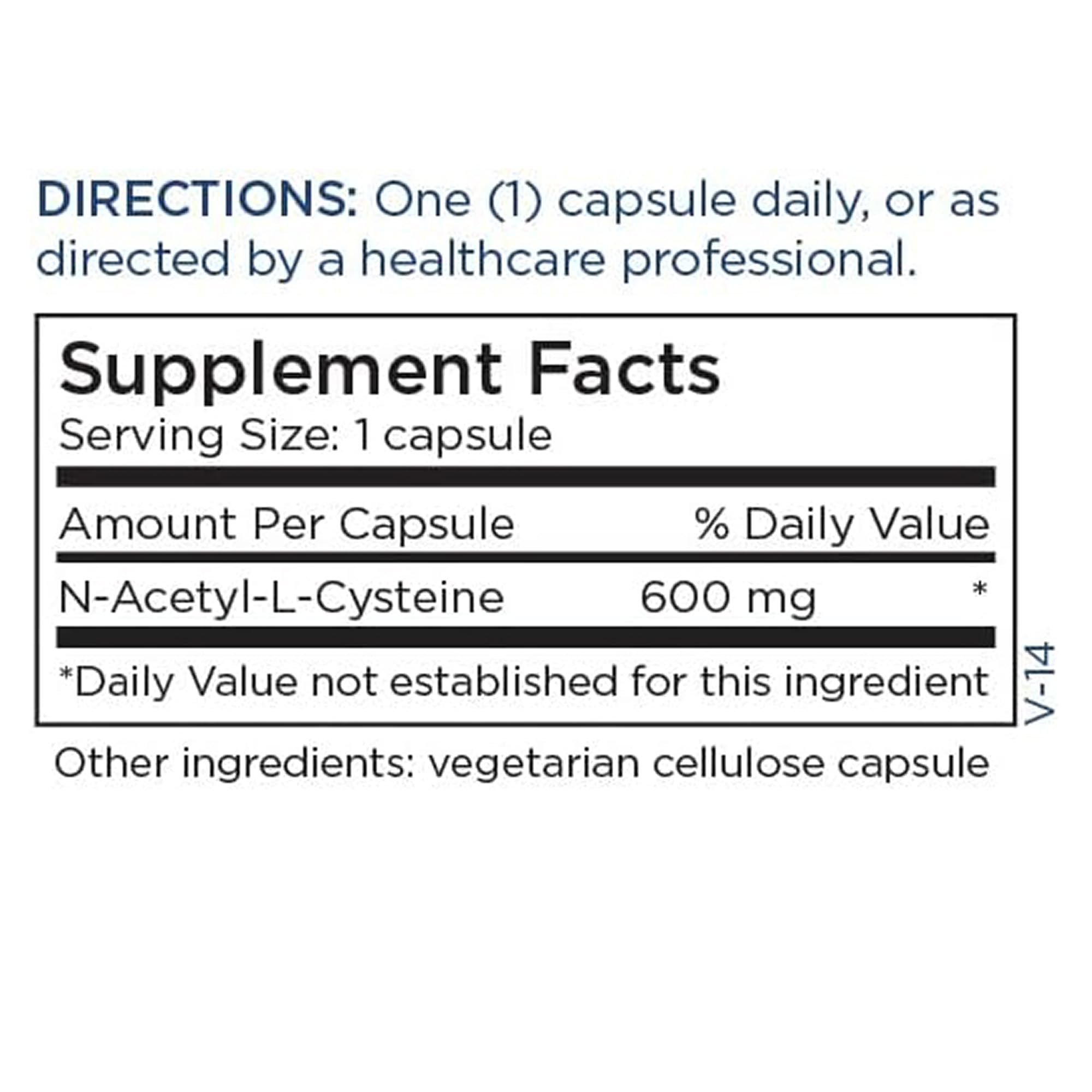 Foto 6 pulgar | Suplemento Metabolic Maintenance Nac 600 Mg 60 Cápsulas - Venta Internacional.