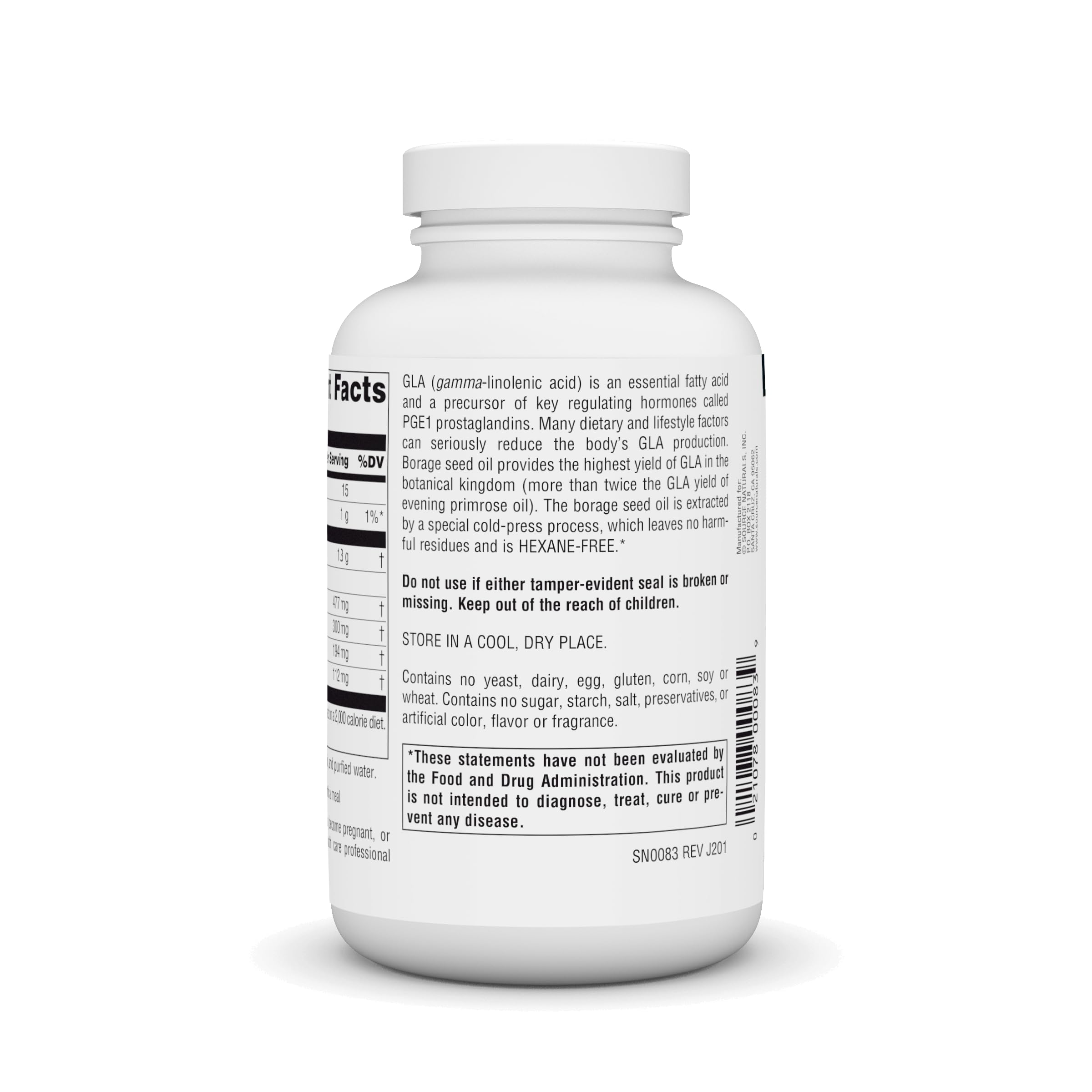 Foto 4 pulgar | Aceite De Semilla De Borraja Mega-gla 300 De Supplement Source Naturals, 120 Cápsulas Blandas - Venta Internacional.