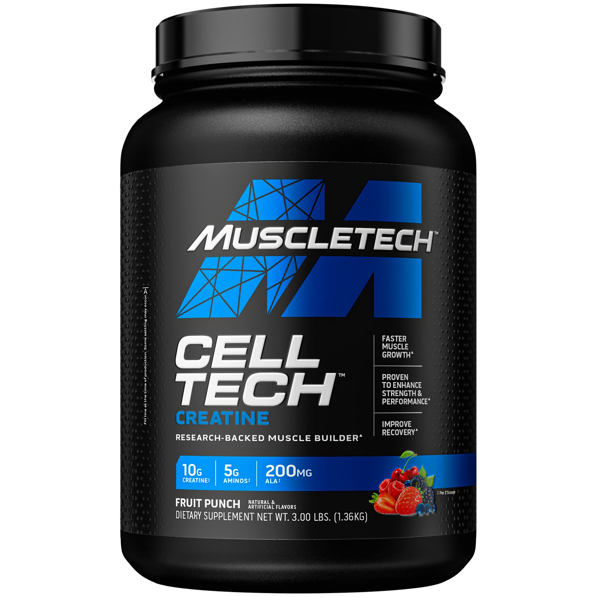 Foto 2 pulgar | Suplemento Muscletech Cell-tech De Monohidrato De Creatina, 3 Kg - Venta Internacional.