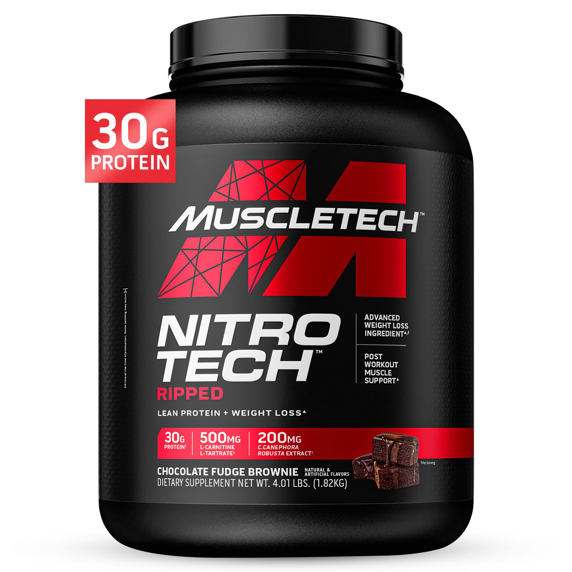 Foto 2 pulgar | Proteína En Polvo Muscletech Nitro-tech Ripped, Chocolate De 1,8 Kg - Venta Internacional.