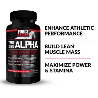 Foto 2 | Testosterone Booster Force Factor Test X180 Alpha 60 Cápsulas - Venta Internacional.