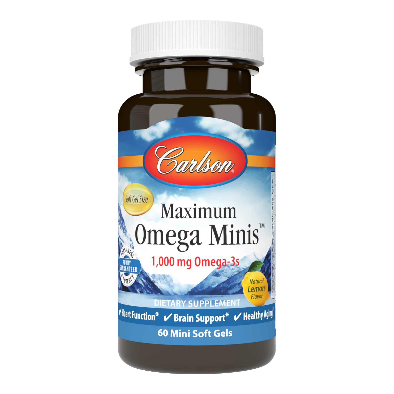 Foto 1 | Suplemento Carlson Maximum Omega Minis 60 Minicápsulas Blandas - Venta Internacional.