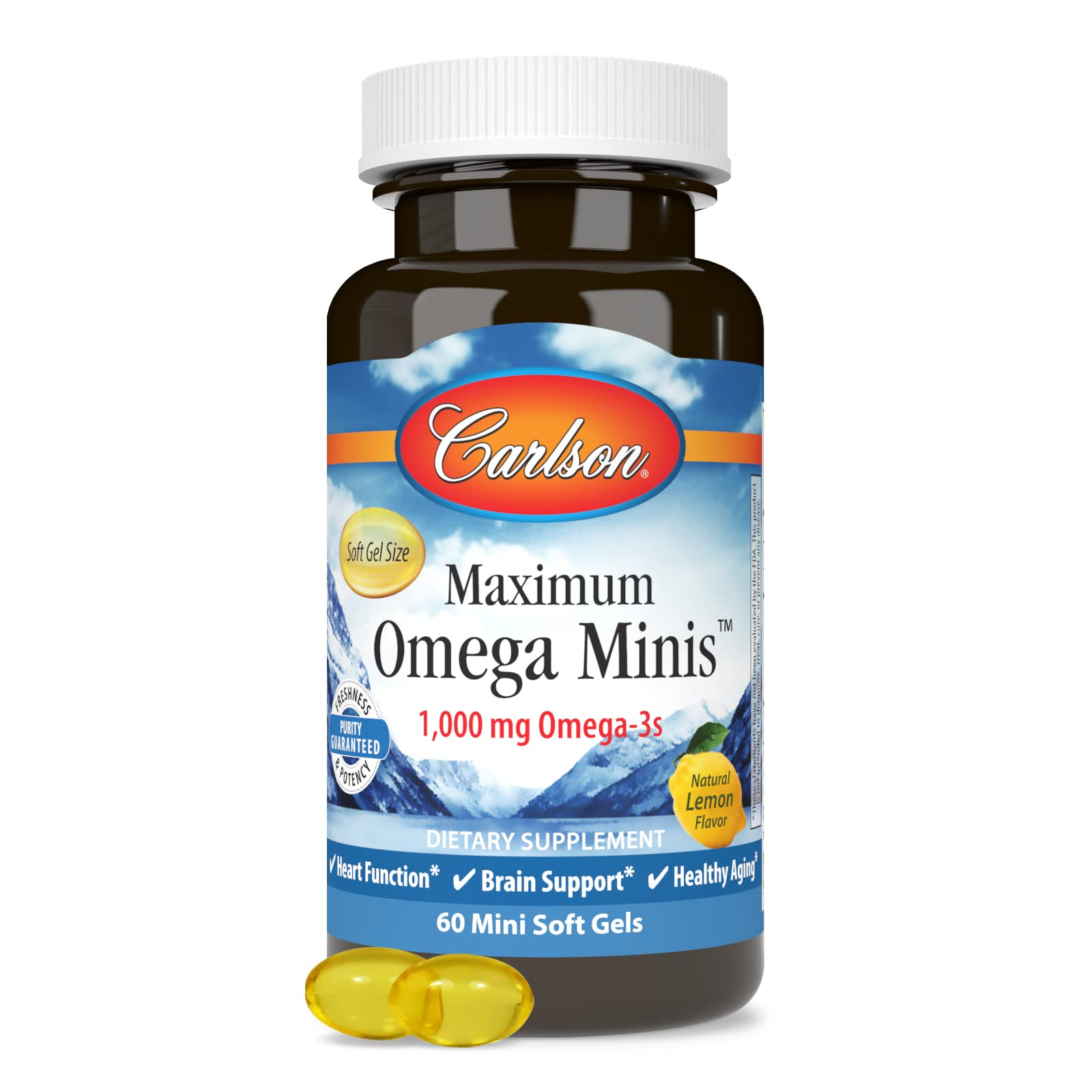 Foto 5 | Suplemento Carlson Maximum Omega Minis 60 Minicápsulas Blandas - Venta Internacional.
