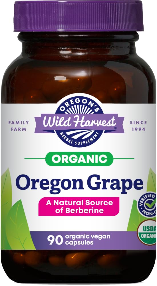 Foto 2 pulgar | Suplemento Oregon's Wild Harvest Oregon Grape 1140 Mg 90 Unidades - Venta Internacional.