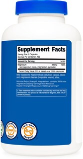 Foto 5 | Suplemento Nutricost Magnesium+ Extra Strength 420 Mg 240 Cápsulas - Venta Internacional.