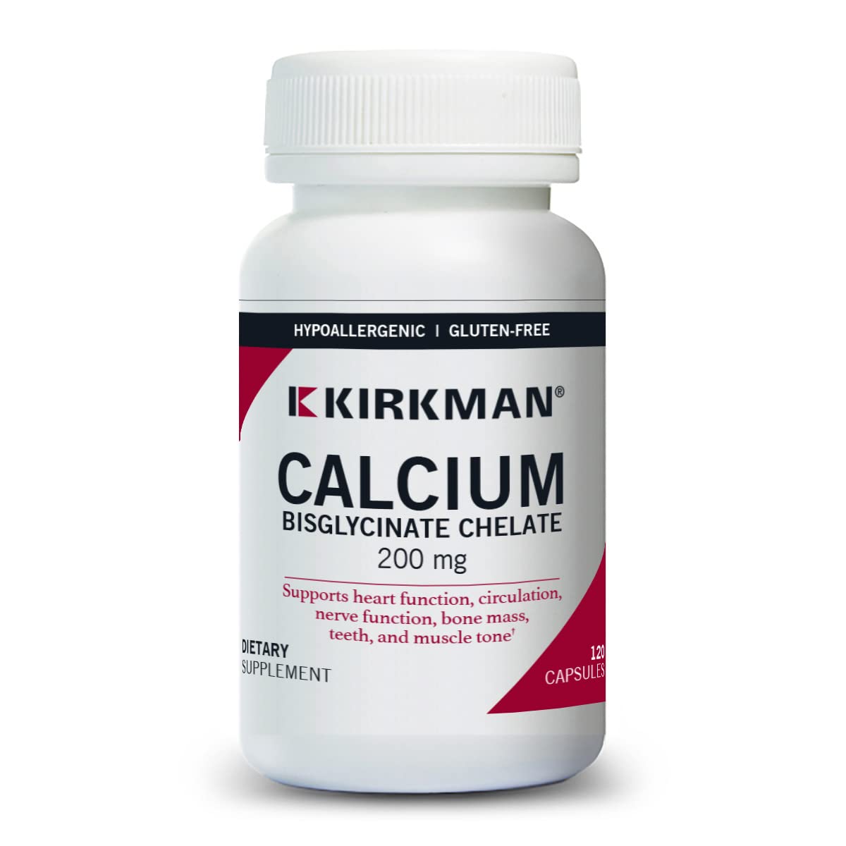 Foto 1 | Suplemento De Quelato De Bisglicinato De Calcio Kirkman 200 Mg 120 Cápsulas - Venta Internacional.