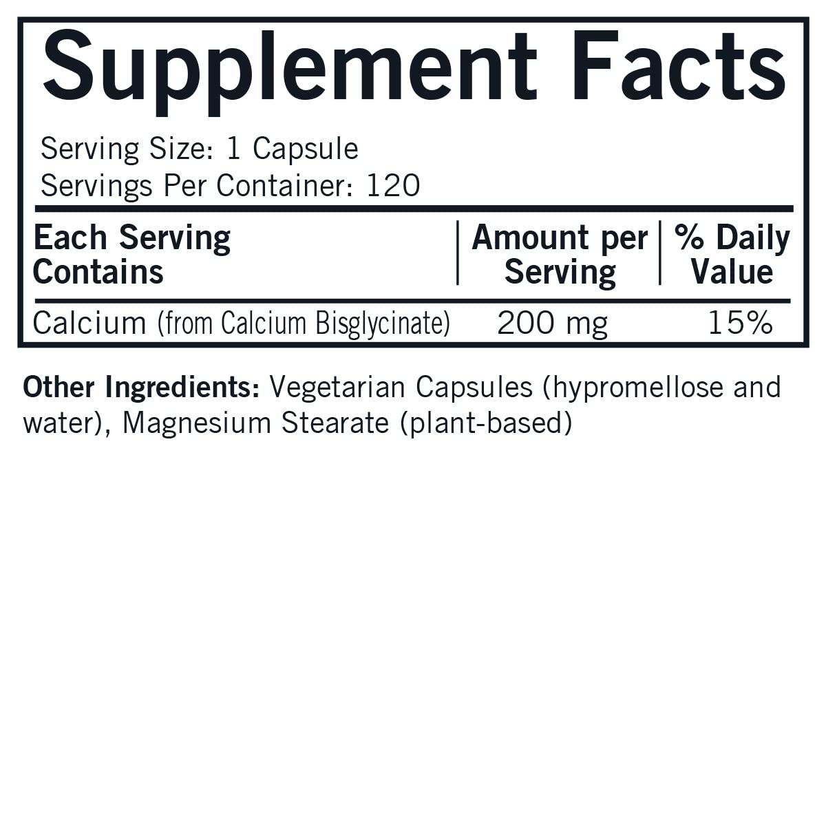 Foto 3 pulgar | Suplemento De Quelato De Bisglicinato De Calcio Kirkman 200 Mg 120 Cápsulas - Venta Internacional.