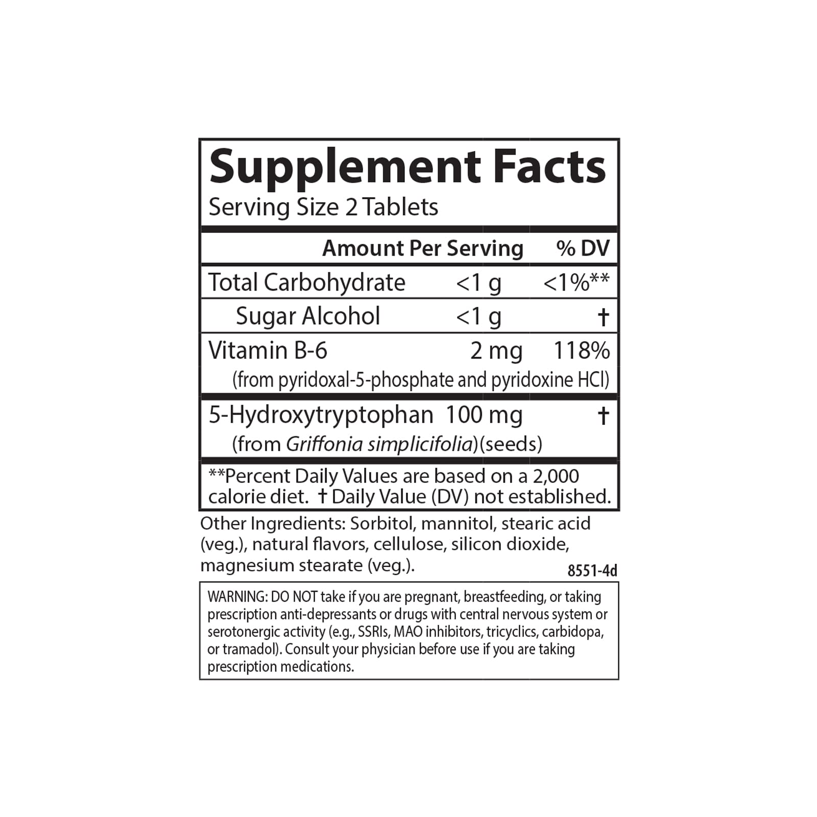 Foto 5 pulgar | Suplemento Carlson Healthy Mood 5-htp Elite 100 Mg 120 Comprimidos - Venta Internacional.
