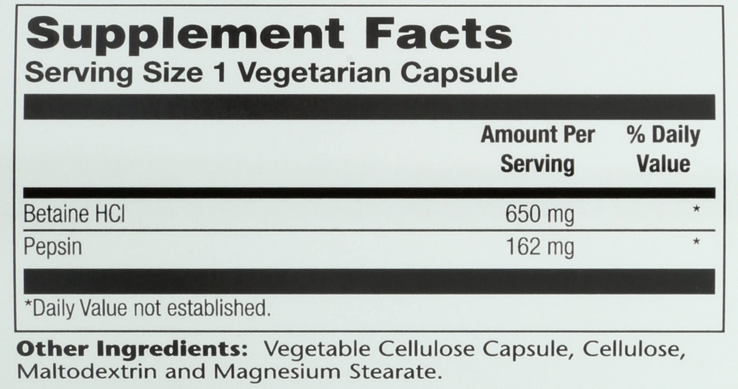 Foto 5 pulgar | Suplemento Solaray De Alta Potencia Hcl + Pepsina 650 Mg 100 Vcaps - Venta Internacional.