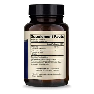 Foto 2 | Dr. Mercola Berberine Micropqq 30 Cápsulas | Salud Metabólica Y Energía Celular