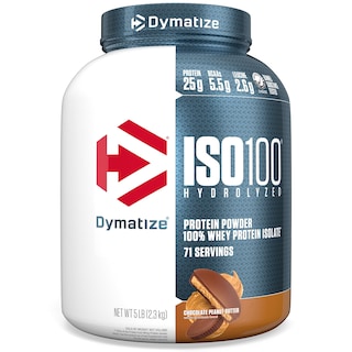 Foto 1 | Proteína En Polvo Dymatize Iso100 Whey Chocolate Peanut 2.27 Kg - Venta Internacional.