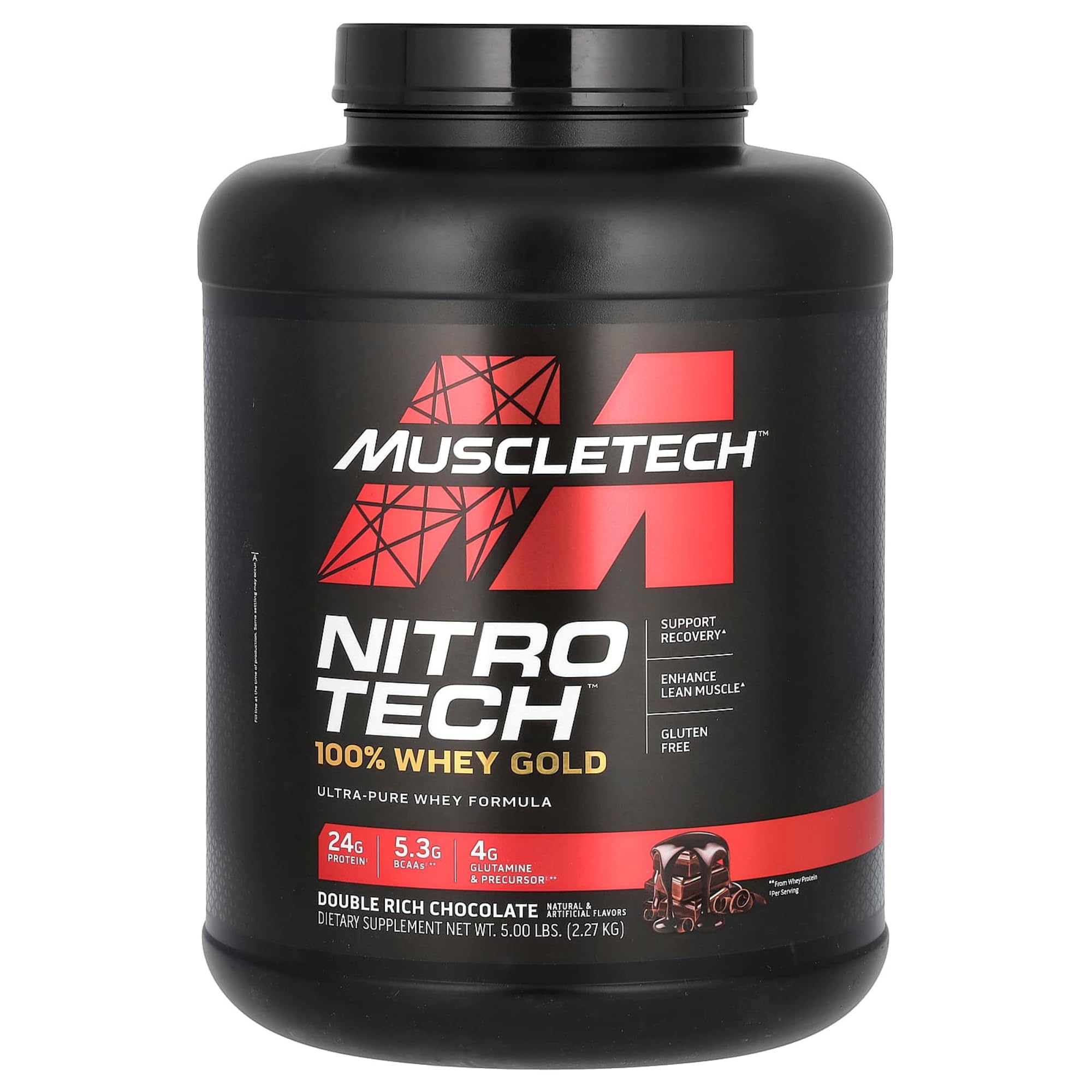 Foto 1 | Proteína En Polvo Muscletech Nitro-tech Whey Gold, 2,27 Kg, Chocolate - Venta Internacional.