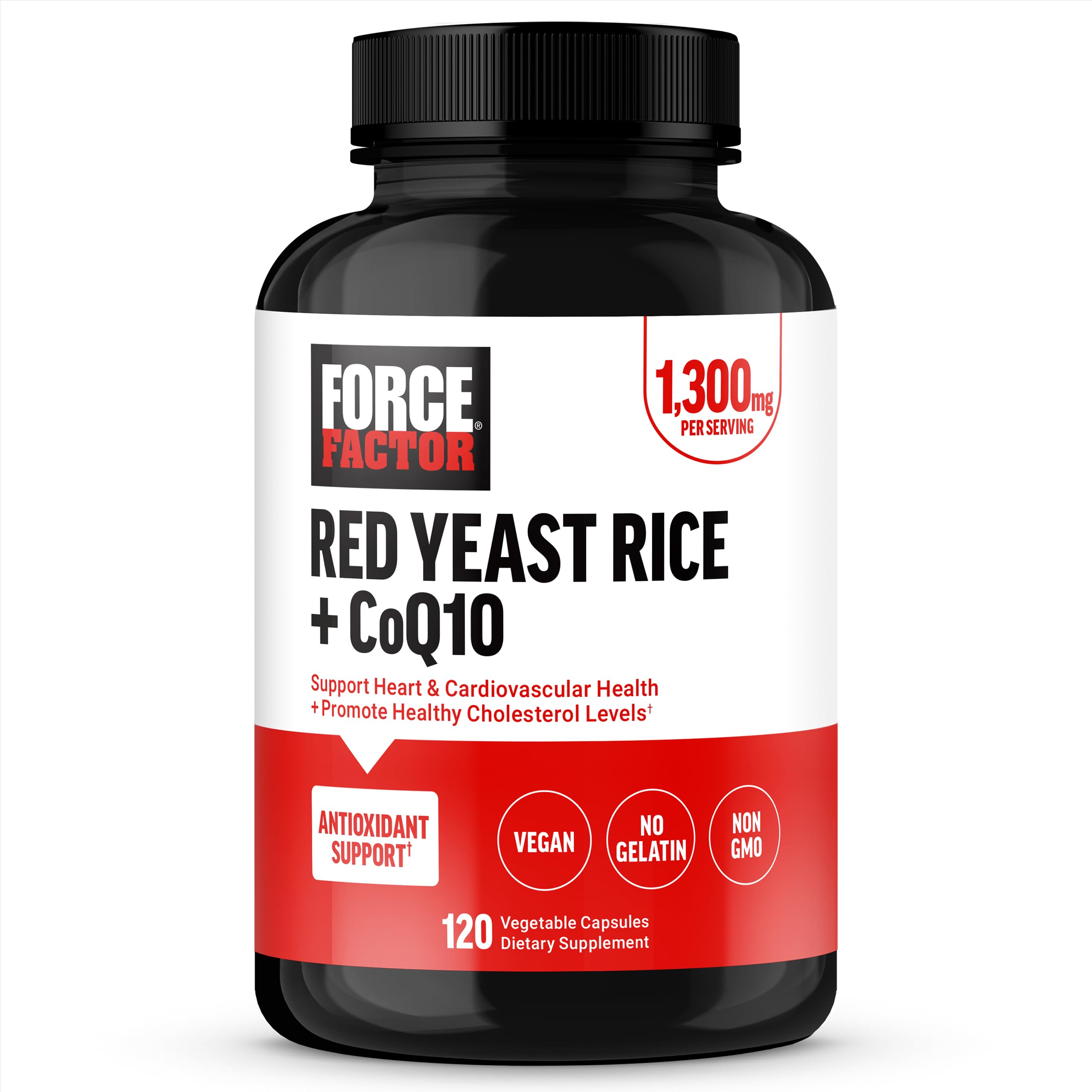 Foto 1 | Suplemento Force Factor De Levadura Roja, Arroz Y Coenzima Q10, 120 Cápsulas - Venta Internacional.