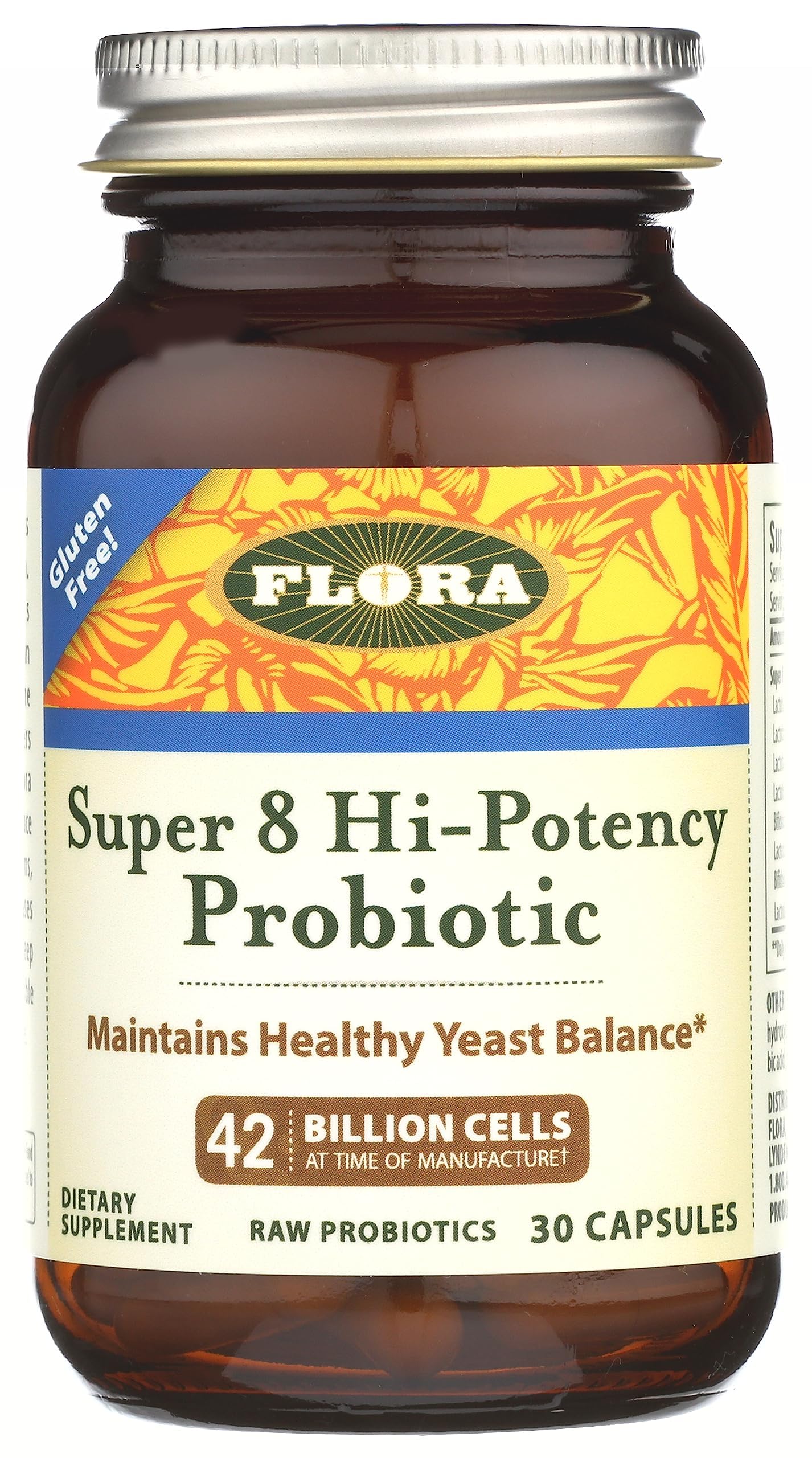 Foto 2 pulgar | Probióticos Flora Super 8 Hi Potency 42 Mil Millones De Cfu, 30 Cápsulas - Venta Internacional.