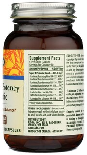 Foto 2 | Probióticos Flora Super 8 Hi Potency 42 Mil Millones De Cfu, 30 Cápsulas - Venta Internacional.