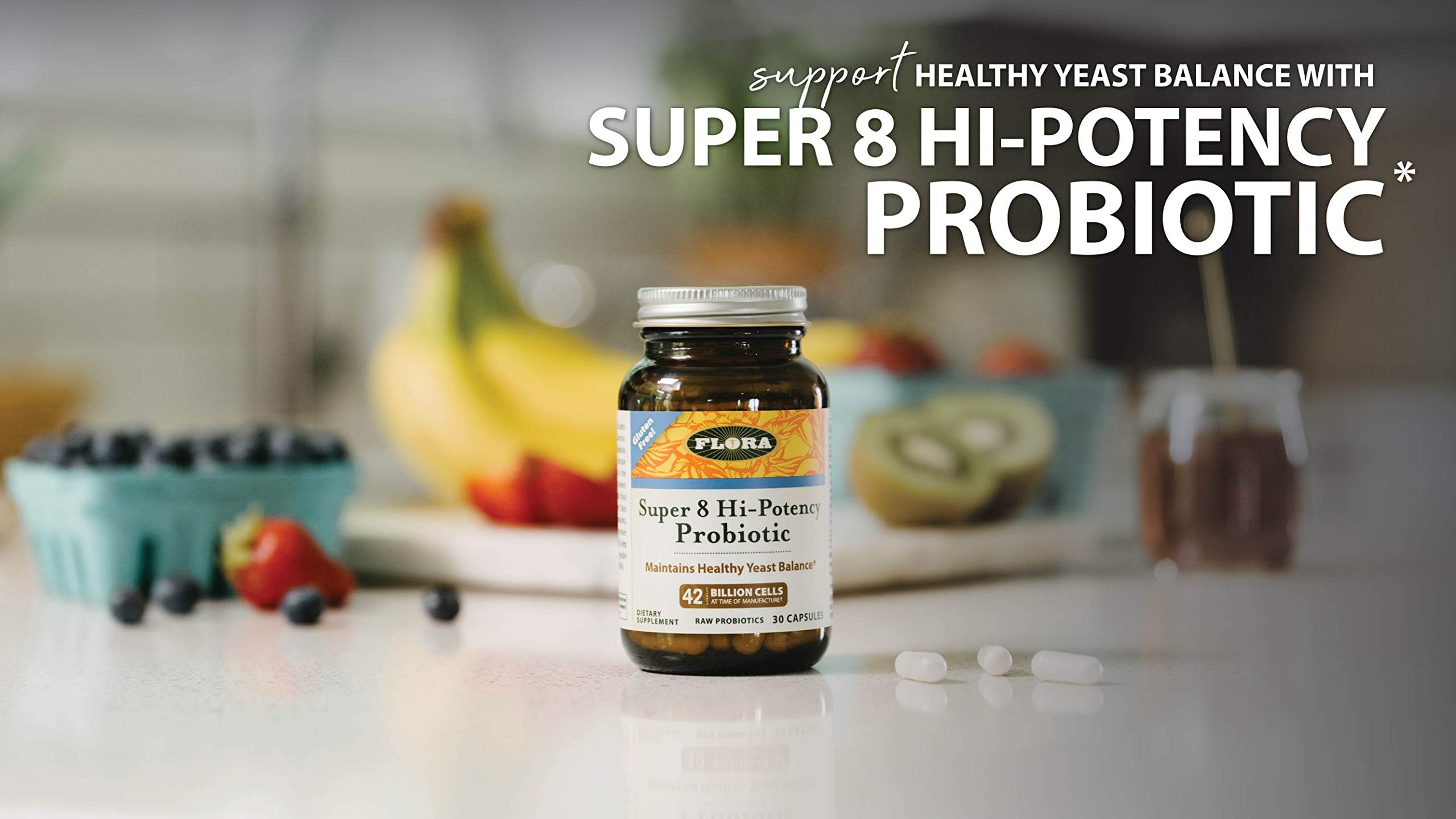 Foto 6 | Probióticos Flora Super 8 Hi Potency 42 Mil Millones De Cfu, 30 Cápsulas - Venta Internacional.