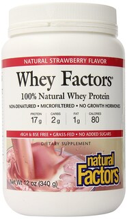 Foto 1 | Concentrado De Proteína De Suero Natural Factors Whey Factors 350 Ml - Venta Internacional.