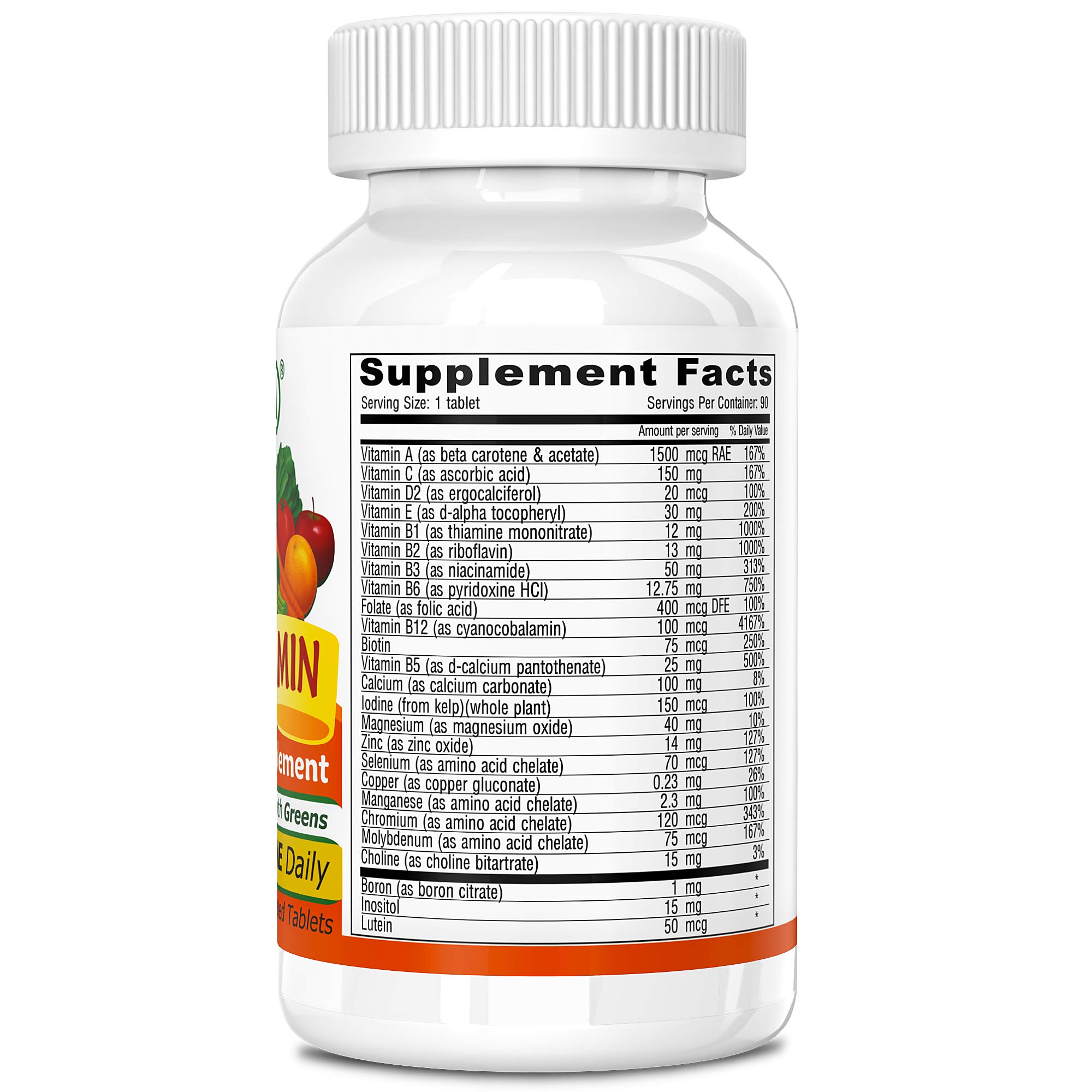 Foto 3 pulgar | Suplemento Multivitamínico Vegano Deva 90 Comprimidos Sin Hierro - Venta Internacional.