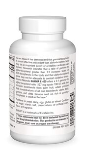 Foto 2 | Supplement Source Naturals Gamma E 400 60 Cápsulas Blandas - Venta Internacional.