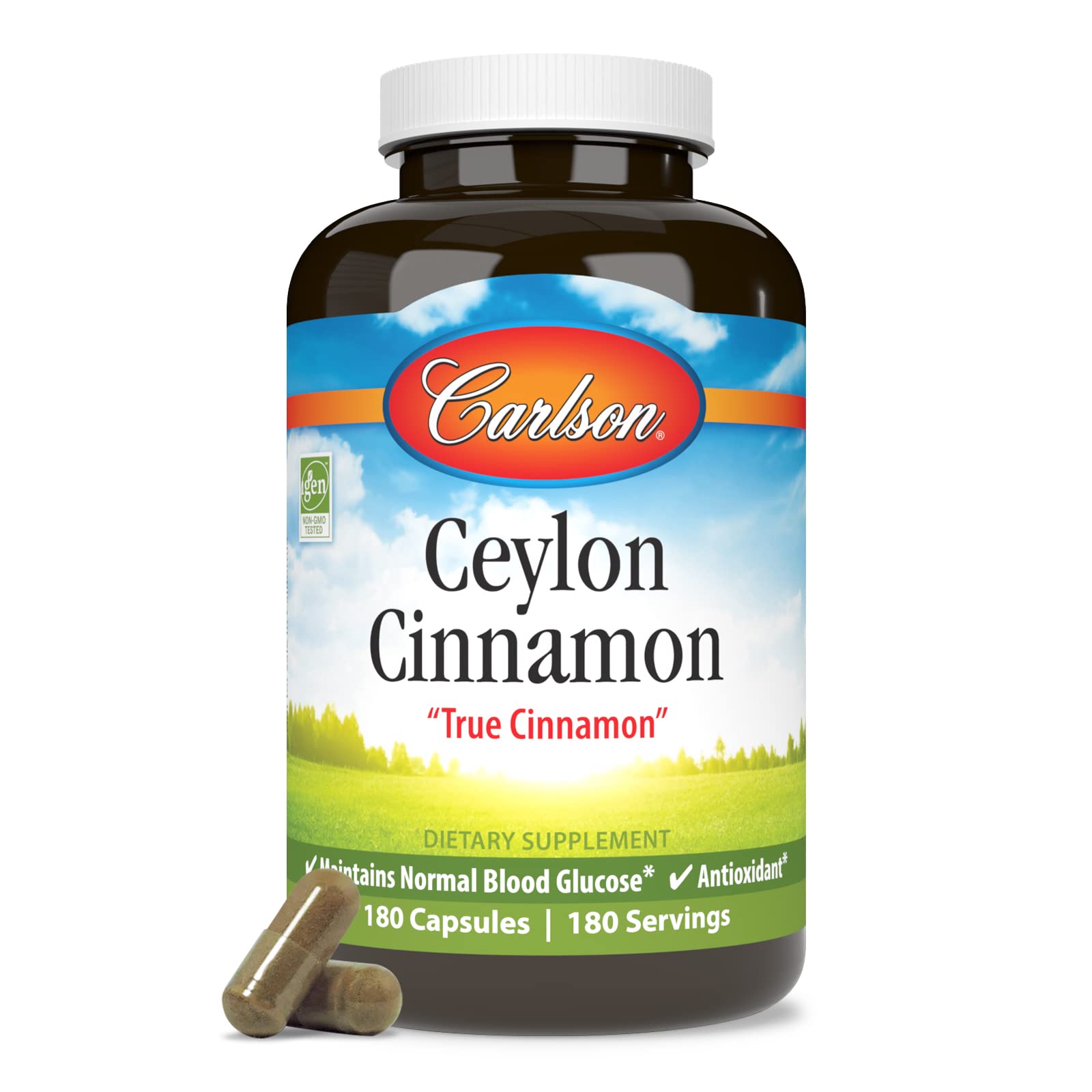 Foto 6 pulgar | Suplementos Carlson, Extracto De Canela De Ceilán, 500 Mg, 180 Cápsulas - Venta Internacional.