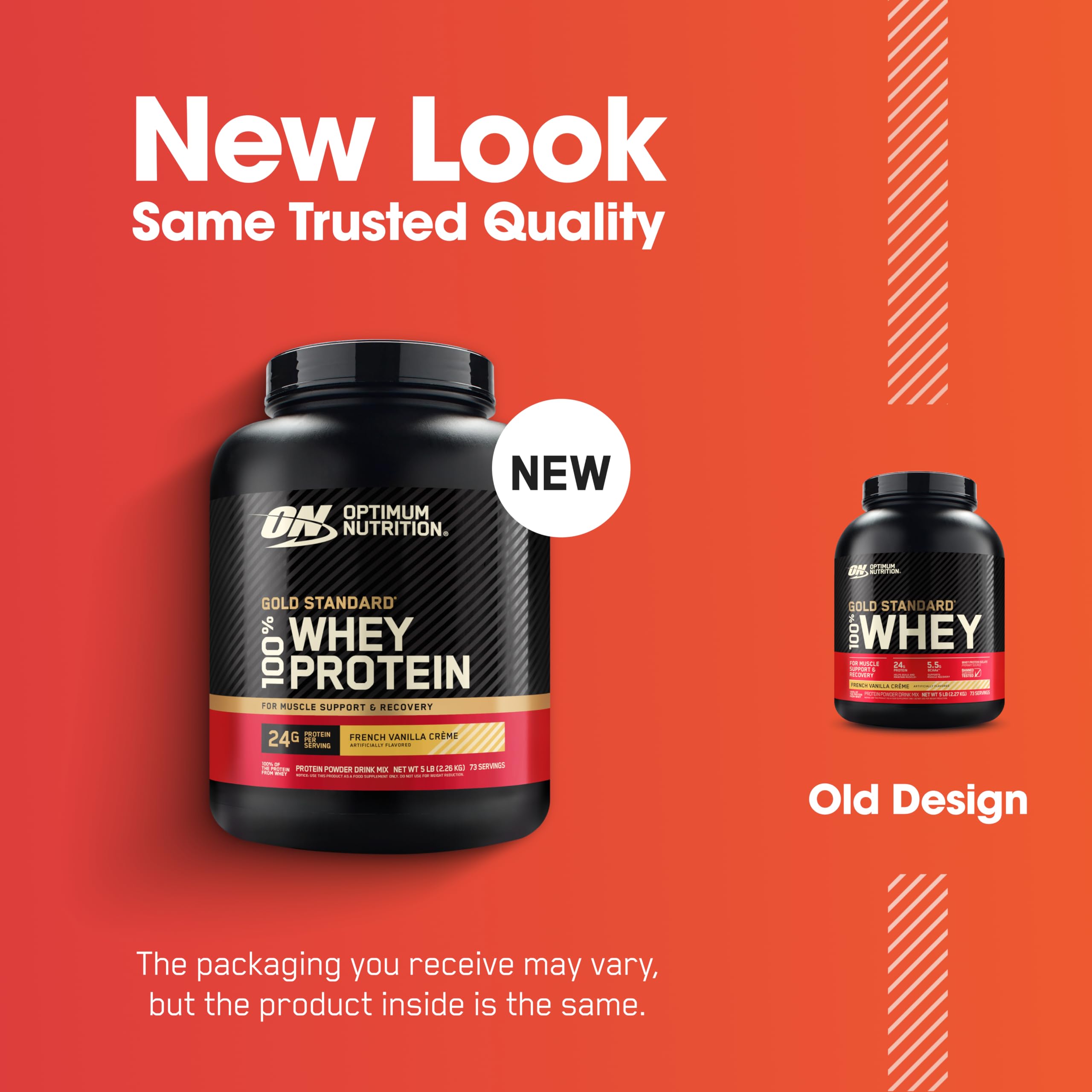 Foto 2 | Crema De Proteína De Suero En Polvo Optimum Nutrition Gold Standard 100% Vainilla Francesa, 2,27 Kg - Venta Internaci