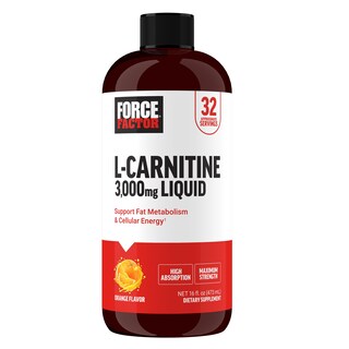 Foto 1 | Suplemento Force Factor L-carnitina 3000 Mg Naranja Líquida 500 Ml - Venta Internacional.