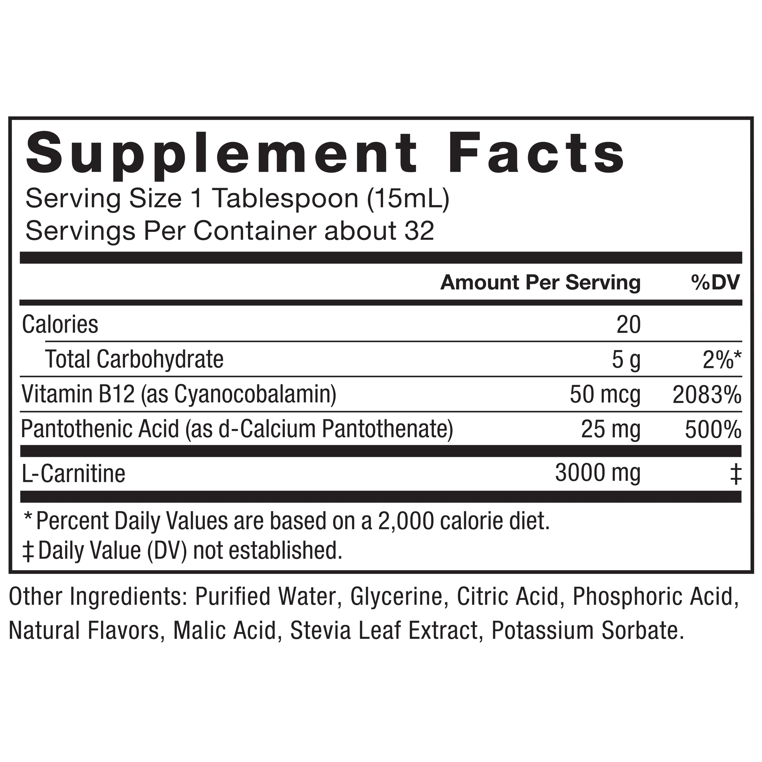 Foto 7 pulgar | Suplemento Force Factor L-carnitina 3000 Mg Naranja Líquida 500 Ml - Venta Internacional.