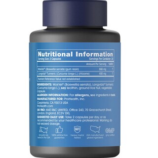 Foto 2 | Suplemento Prohealth De Curcumina Optimizada Para El Cuerpo Y Las Articulaciones, 60 Cápsulas - Venta Internacional.