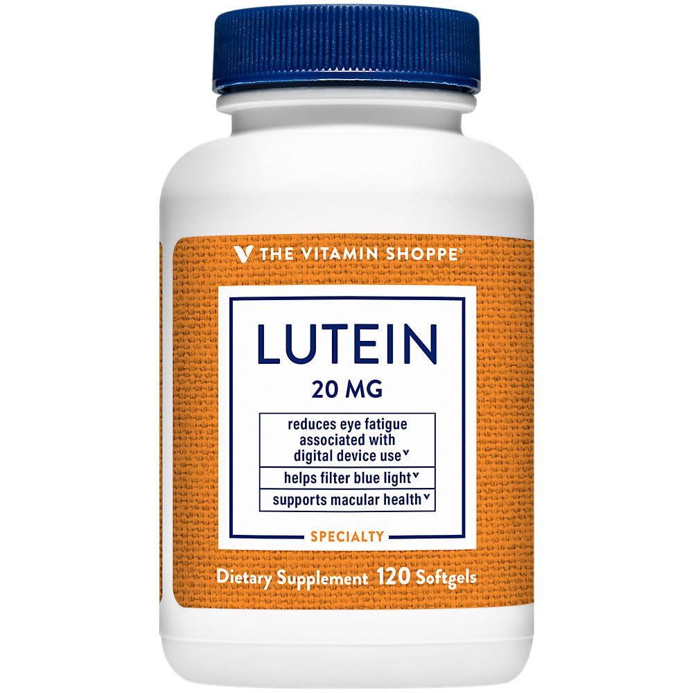 Foto 2 pulgar | Suplemento De Luteína The Vitamin Shoppe, 20 Mg, 120 Cápsulas Blandas - Venta Internacional.