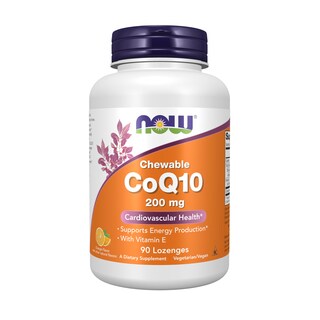 Foto 1 | Suplementos Now Foods, Coenzima Q10, 200 Mg, Grado Farmacéutico, 90 Pastillas - Venta Internacional.