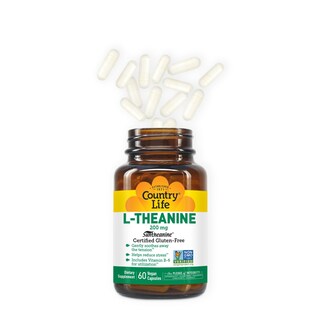 Foto 5 | Suplemento Country Life L-teanina 200 Mg 60 Cápsulas Veganas - Venta Internacional.